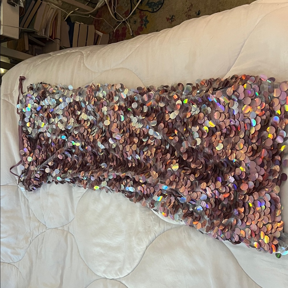 YesStyle Iridescent Sequin Midi Dress - Multicolor